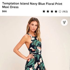 Lulus Temptation Island Floral Print Dress